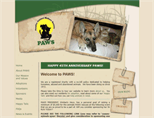 Tablet Screenshot of pawscanada.org